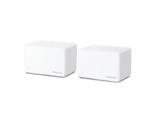 Mercusys Halo H80X(2-pack) Doble banda (2,4 GHz / 5 GHz) Wi-Fi 6 (802.11ax) Blanco 3 Interno